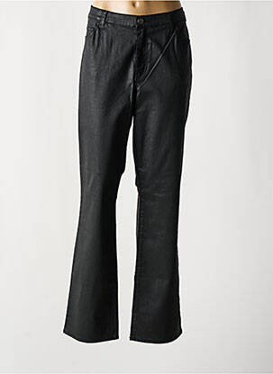 Pantalon droit stretch taille normale noir CARMEN femme