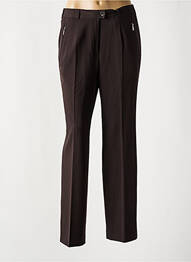 Pantalon droit stretch taille normale marron GERKE MY PANTS femme