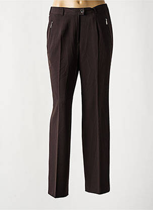 Pantalon droit stretch taille normale marron GERKE MY PANTS femme