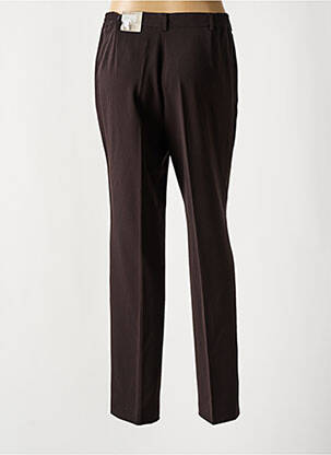 Pantalon droit stretch taille normale marron GERKE MY PANTS femme