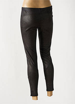 Legging effet matière satinée taille normale noir ROSE ELECTRON femme