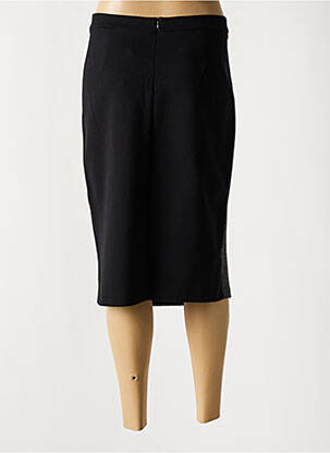 Jupe mi-longue stretch noir DIAMBRE femme