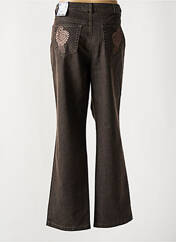 Jeans coupe droite marron TONI pour femme seconde vue
