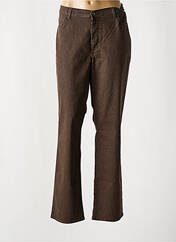 Pantalon droit marron CARMEN pour femme seconde vue