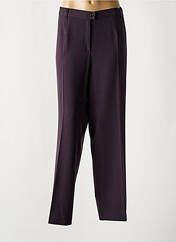 Pantalon droit violet GERKE MY PANTS pour femme seconde vue