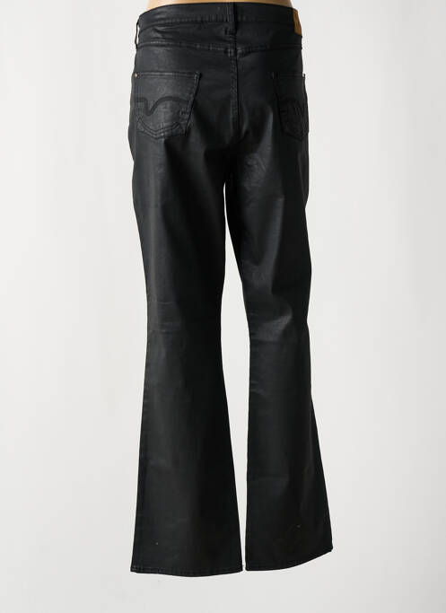 Pantalon droit stretch taille normale noir CARMEN femme