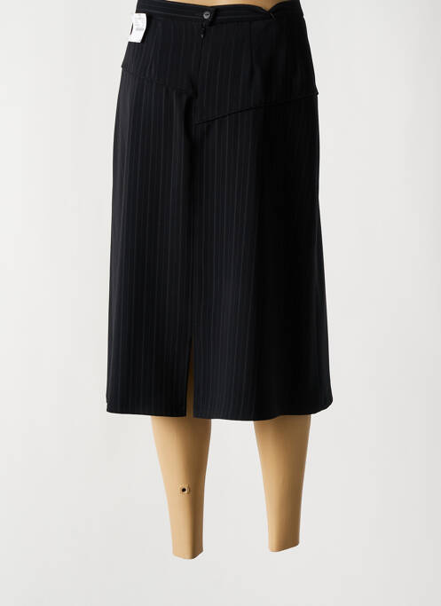 Jupe mi-longue taille à pinces noir MARYVET femme