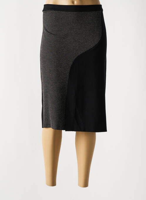 Jupe mi-longue noir DIAMBRE pour femme