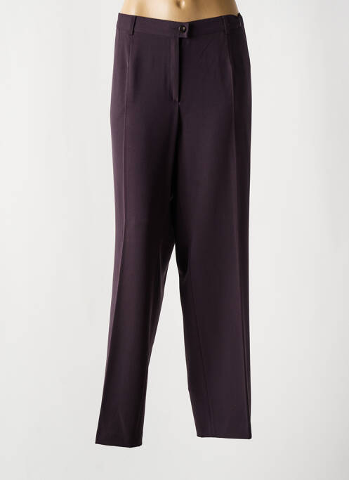 Pantalon droit violet GERKE MY PANTS pour femme