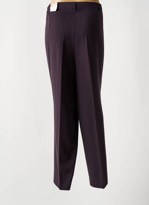 Pantalon droit violet GERKE MY PANTS pour femme