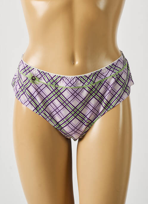 Tanga violet ULLA DESSOUS pour femme