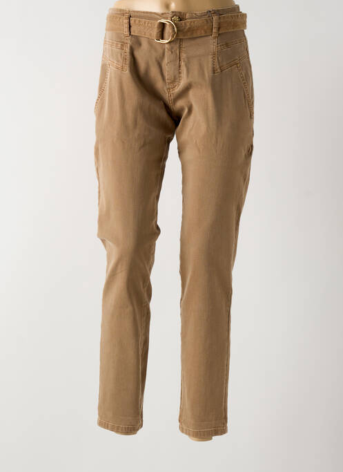 Pantalon slim beige PARA MI pour femme