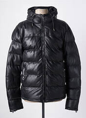 Veste en cuir noir DAYTONA pour homme seconde vue