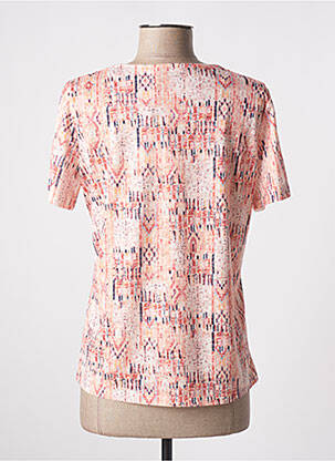 Top tissage jersey manches courtes orange DIANE LAURY femme