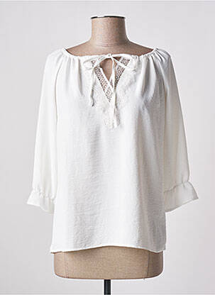 Blouse blanc JULIE GUERLANDE pour femme