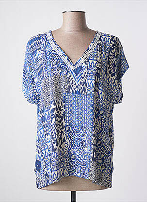 Blouse bleu JULIE GUERLANDE pour femme