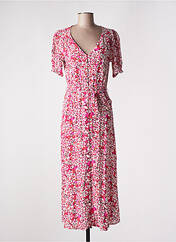 Robe longue rose JULIE GUERLANDE pour femme seconde vue