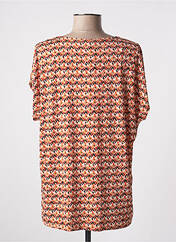 Top orange DIANE LAURY pour femme seconde vue