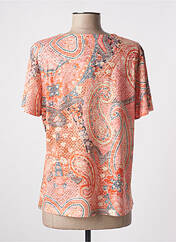 Top orange DIANE LAURY pour femme seconde vue
