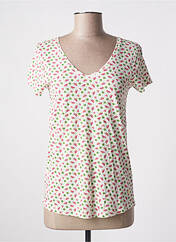 T-shirt blanc C'EST BEAU LA VIE pour femme seconde vue