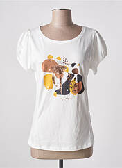 T-shirt blanc JULIE GUERLANDE pour femme seconde vue