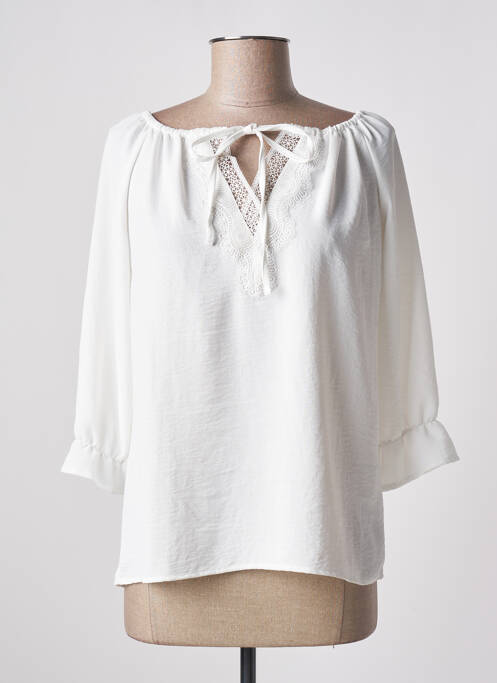 Blouse blanc JULIE GUERLANDE pour femme