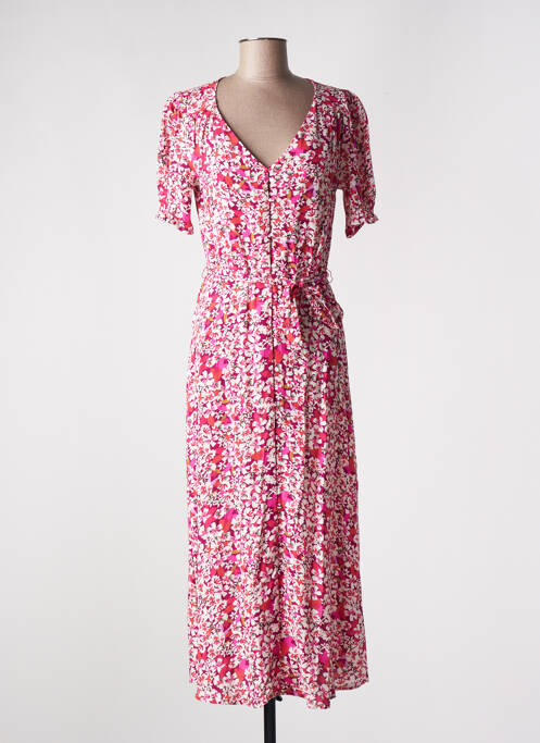Robe longue rose JULIE GUERLANDE pour femme