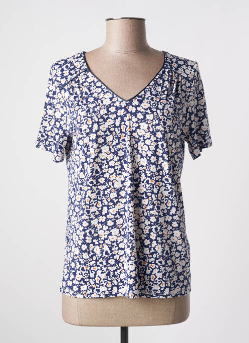 Top bleu DIANE LAURY pour femme