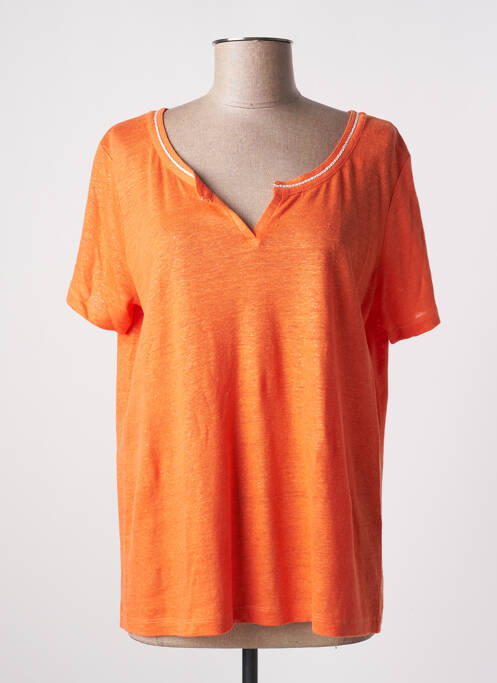 Top orange DEVERNOIS pour femme