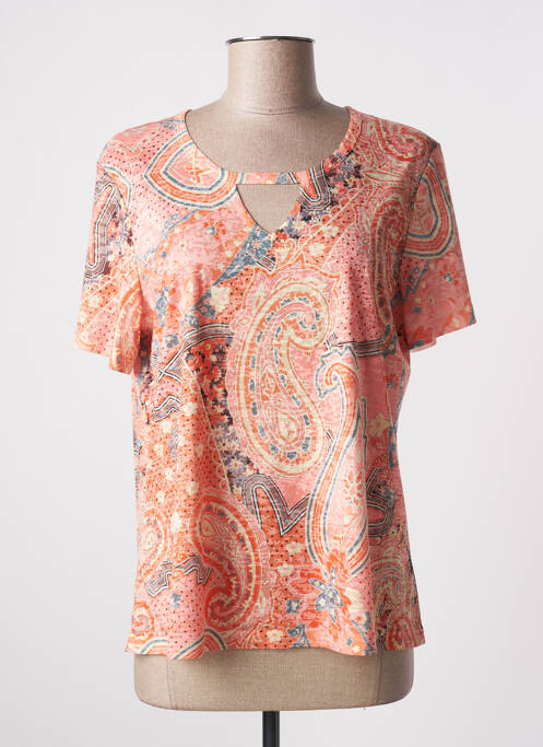 Top orange DIANE LAURY pour femme