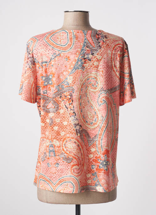 Top orange DIANE LAURY pour femme