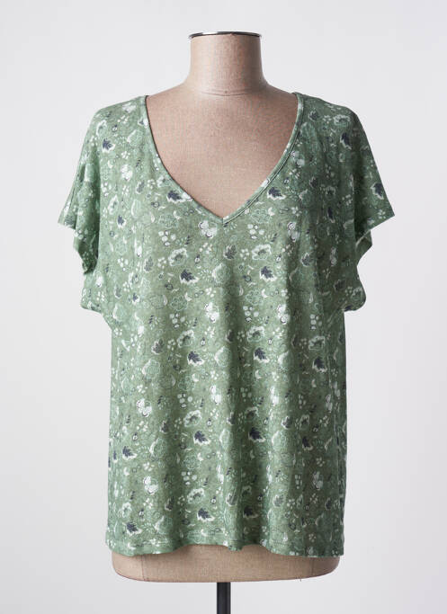 Top vert JULIE GUERLANDE pour femme