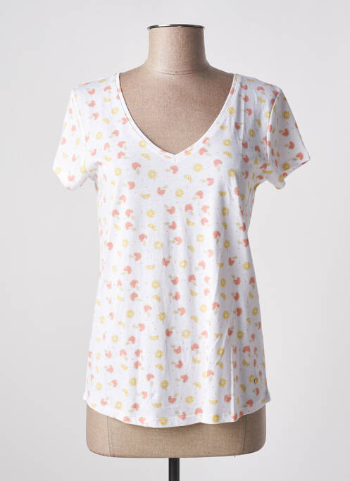 T-shirt blanc C'EST BEAU LA VIE pour femme