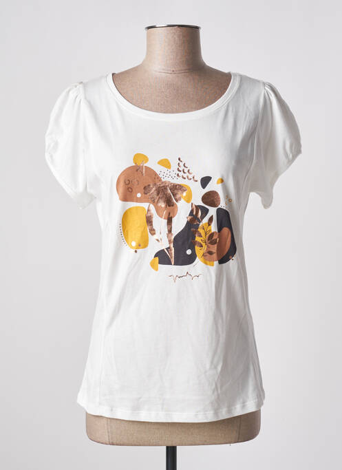 T-shirt blanc JULIE GUERLANDE pour femme