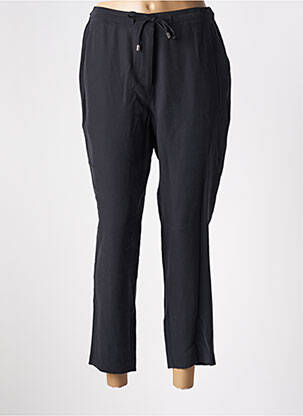 Pantalon 7/8 taille élastique taille normale noir JULIE GUERLANDE femme