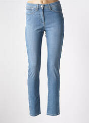 Jeans coupe slim bleu DEVERNOIS pour femme seconde vue