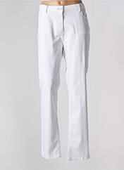 Pantalon slim blanc JULIE GUERLANDE pour femme seconde vue