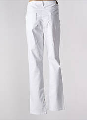 Pantalon slim blanc JULIE GUERLANDE pour femme seconde vue