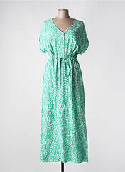 Robe longue vert C'EST BEAU LA VIE pour femme seconde vue
