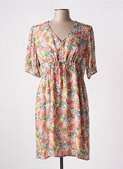 Robe mi-longue jaune C'EST BEAU LA VIE pour femme seconde vue