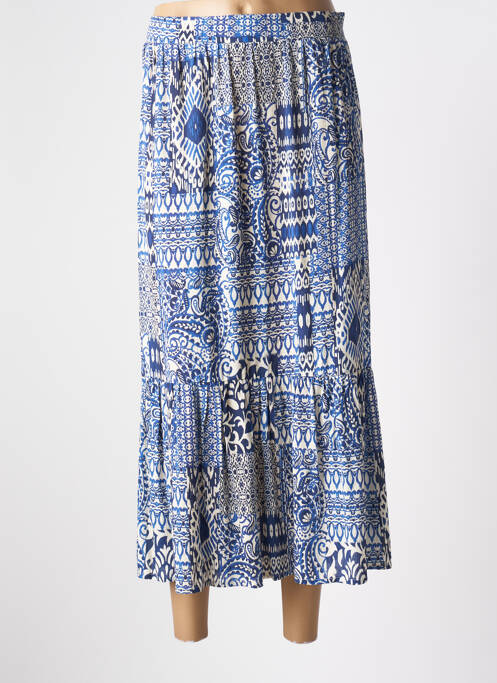 Jupe longue bleu JULIE GUERLANDE pour femme