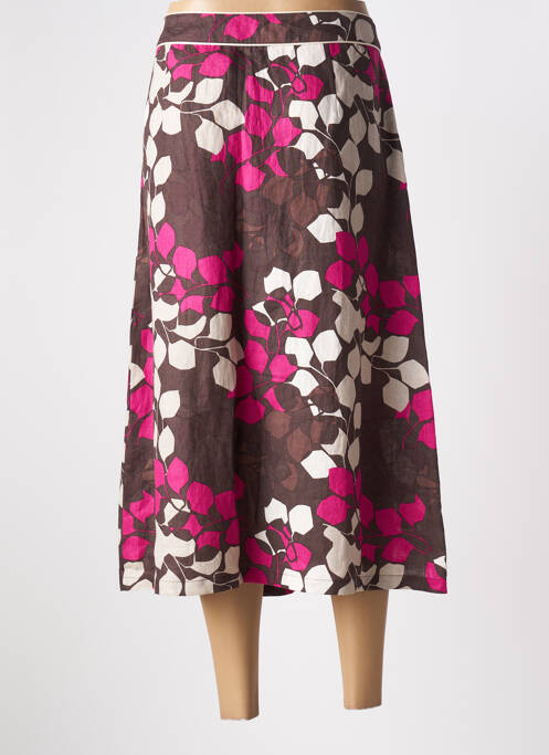 Jupe longue marron DEVERNOIS pour femme