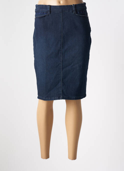 Jupe mi-longue bleu DIANE LAURY pour femme