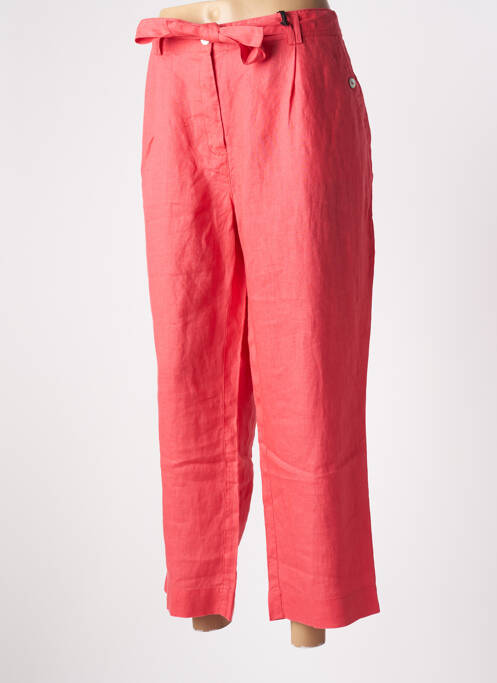 Pantalon 7/8 rouge JULIE GUERLANDE pour femme
