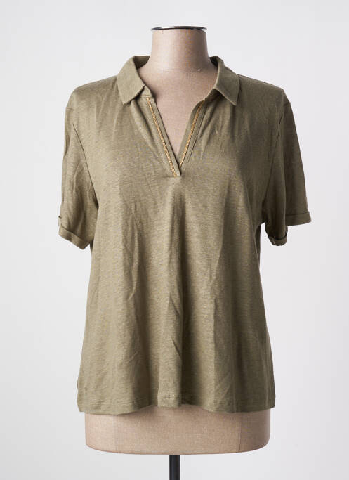 Polo vert DEVERNOIS pour femme