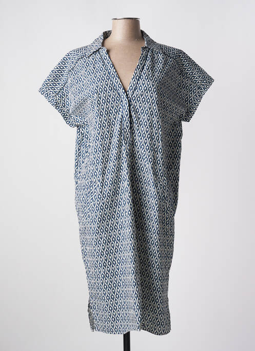 Robe mi-longue bleu DEVERNOIS pour femme