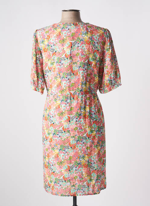 Robe mi-longue jaune C'EST BEAU LA VIE pour femme