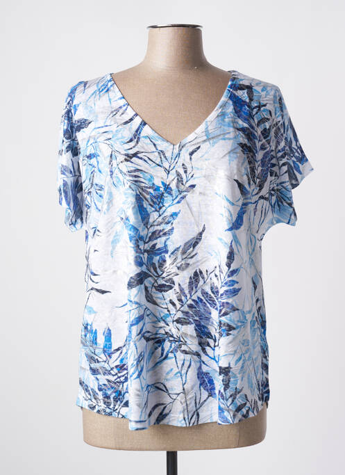T-shirt bleu JULIE GUERLANDE pour femme