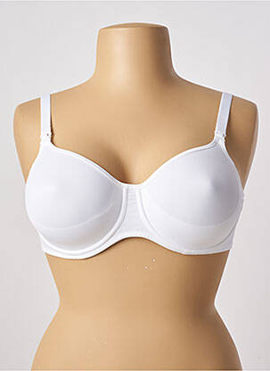 Lingerie maternité effet matière satinée blanc ANITA femme