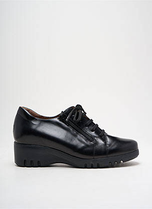 Derbies tissage satiné talon de 4 à 6cm noir PIESANTO femme